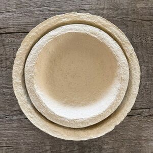 McGee & Co Paper Mache Round Trays